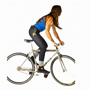 RYB RIDE Your Bike Women's Black Summer Shade Bike Riding Denim Jeans US 25